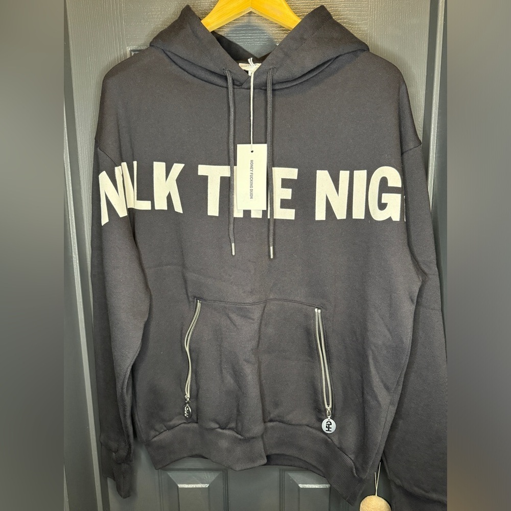 Honey Dijon walk the night hoodie new with tags size medium oversized in style‌‌